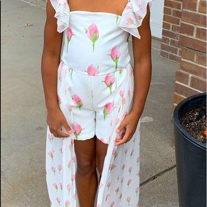 Girls romper size 7-8